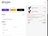 ALOHAFRIDAY coupon verification screenshot