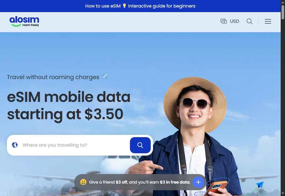 aloSIM checkout page showing aloSIM promo code box | Screenshot taken by SimplyCodes community member on Feb 12, 2026