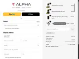 Alpha Defense Gear coupon verification screenshot