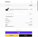 WELCOMEALPHA coupon verification screenshot