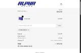 Alpha Supps coupon verification screenshot