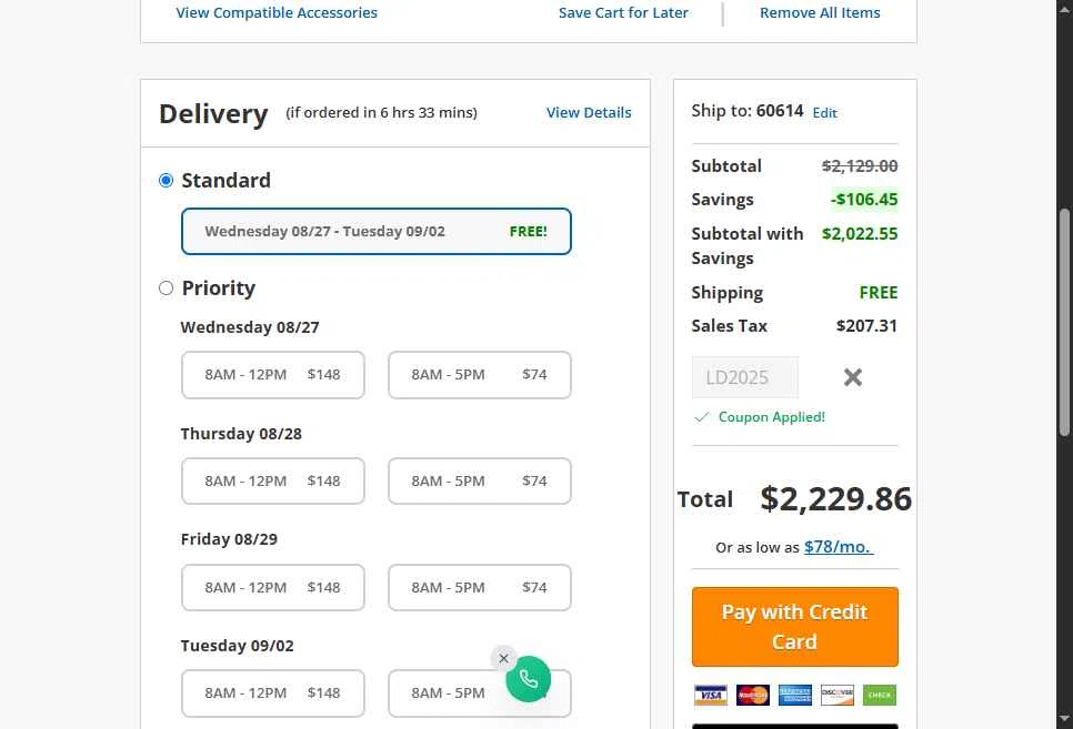Alpine Home Air Products checkout page showing Alpine Home Air Products coupon code box | Screenshot taken by SimplyCodes community member on Aug 26, 2025