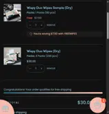 BABY15 coupon verification screenshot