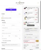 Altenew coupon verification screenshot