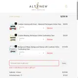Altenew coupon verification screenshot
