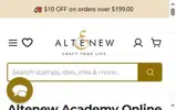 Altenew coupon verification screenshot