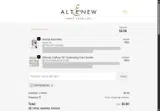 Altenew coupon verification screenshot