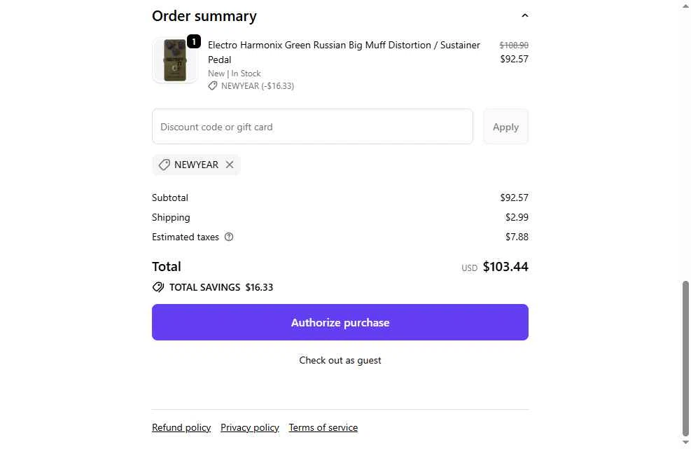 Alto Music checkout page showing Alto Music promo code box | Screenshot taken by SimplyCodes community member on Jan 14, 2026