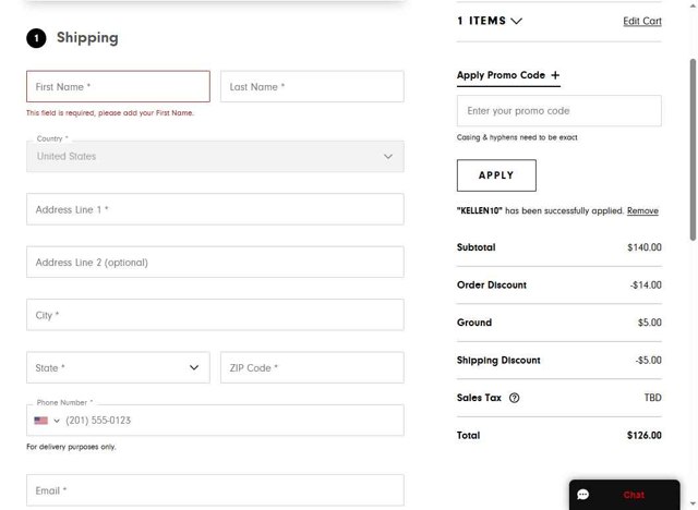 Altra Running Shoes checkout page showing Altra Running Shoes promo code box | Screenshot taken by SimplyCodes community member on Aug 24, 2025