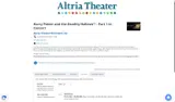 Altria Theater coupon verification screenshot