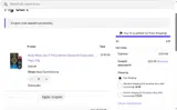 WELCOME15 coupon verification screenshot