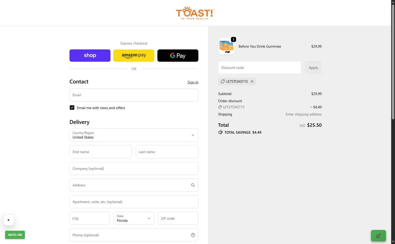 Toast! Promo Codes - 15% Off (5 Verified) Jan 2026