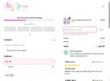 Aly Jean Boutique coupon verification screenshot