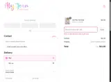 Aly Jean Boutique coupon verification screenshot