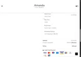 AMANDA30 coupon verification screenshot