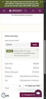 210759 coupon verification screenshot