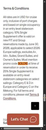 SOLO10 coupon verification screenshot