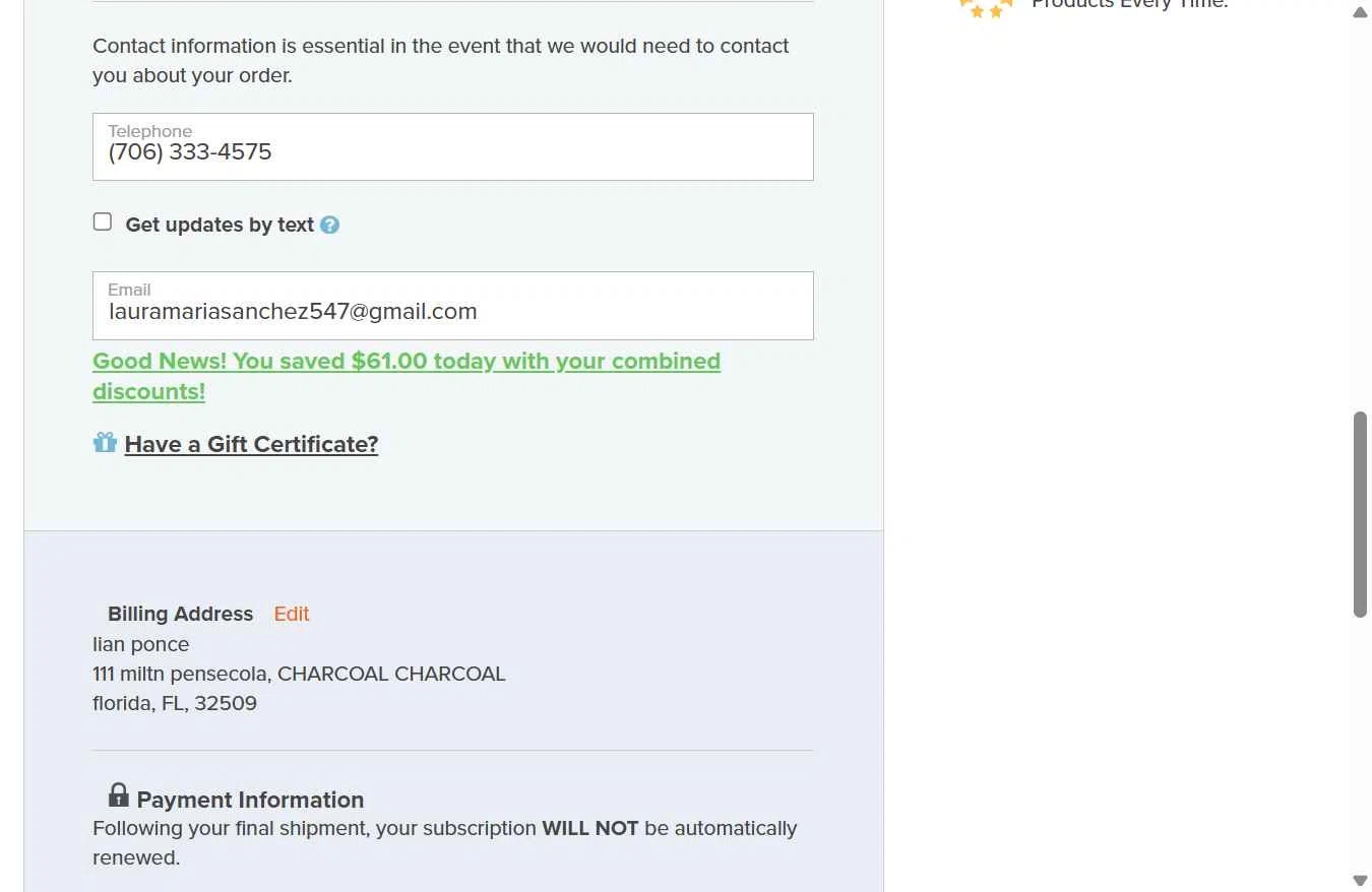 Amazing Clubs checkout page showing Amazing Clubs coupon code box | Screenshot taken by SimplyCodes community member on Dec 19, 2025