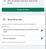 MYCOZYMAISON coupon verification screenshot