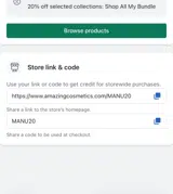 MANU20 coupon verification screenshot