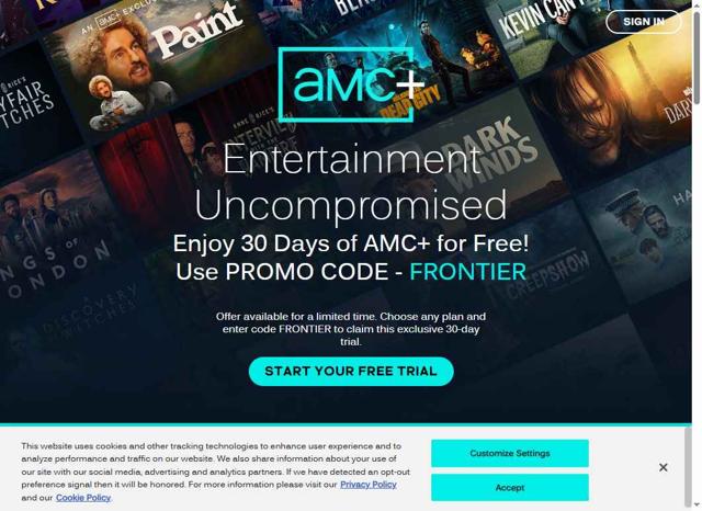 AMC+ Promo Codes - 70% Off Coupons Oct 2025