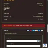Amentara coupon verification screenshot