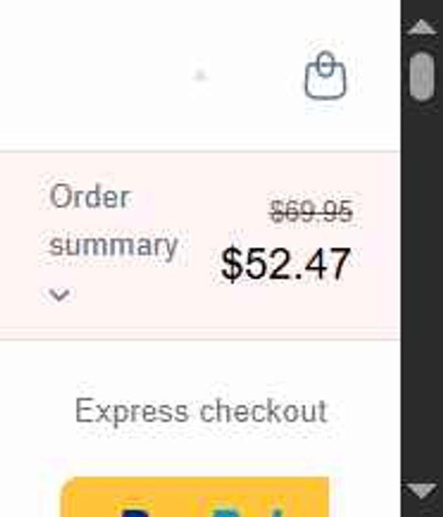 American Blues checkout page showing American Blues discount code box | Screenshot taken by SimplyCodes community member on Aug 28, 2025