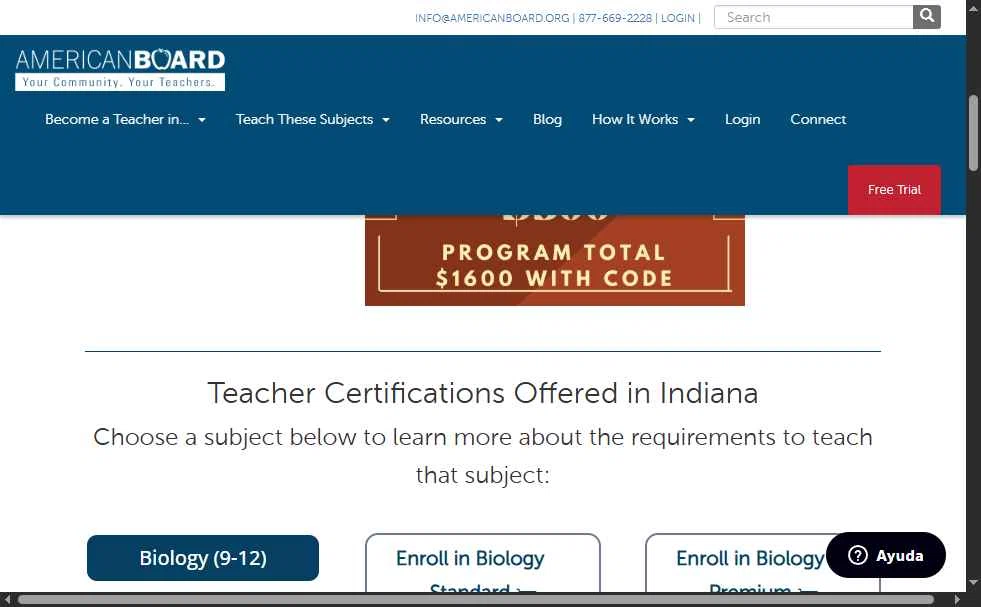 American Board checkout page showing American Board coupon code box | Screenshot taken by SimplyCodes community member on Jan 18, 2026