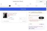 American Eagle AE coupon verification screenshot
