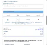 American Filter Company coupon verification screenshot