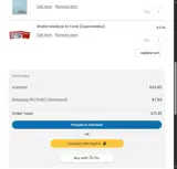 PC7042 coupon verification screenshot
