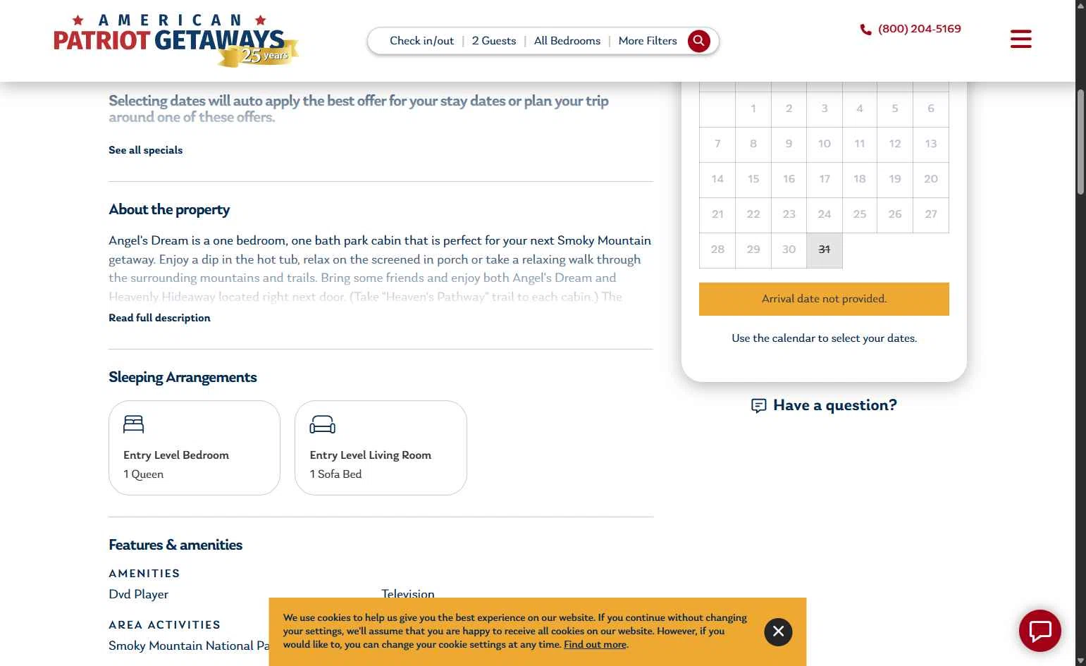 American Patriot Getaways checkout page showing American Patriot Getaways promo code box | Screenshot taken by SimplyCodes community member on Dec 31, 2025