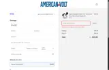 American Volt coupon verification screenshot