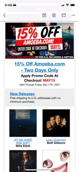 MAY15 coupon verification screenshot