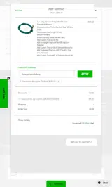 DARKHORSE10 coupon verification screenshot