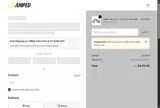 Amped Bikes coupon verification screenshot