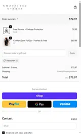 FREESHIP coupon verification screenshot