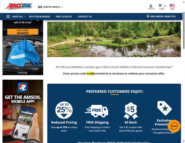 AMSOIL Promo Codes (1 Verified) - 10% Off w/Code Oct 2025