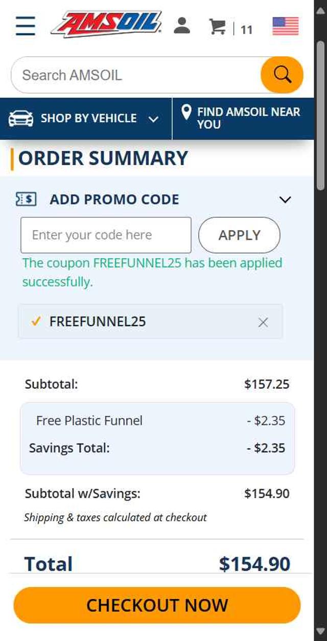 AMSOIL Promo Codes (3 Verified) - 10% Off w/Code Sep 2025