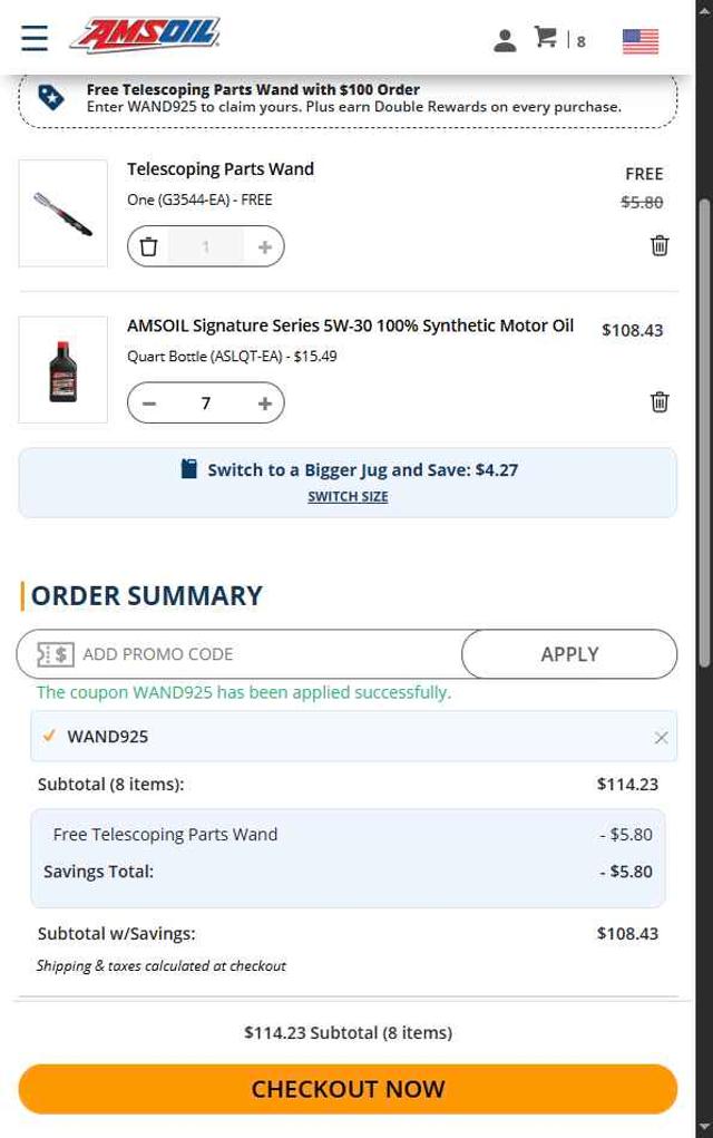 AMSOIL Promo Codes (1 Verified) - 10% Off w/Code Oct 2025