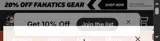 Anaheim Ducks Shop coupon verification screenshot