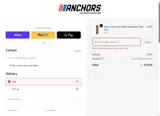 Anchors Skateshop coupon verification screenshot