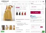 Andaaz Fashion US coupon verification screenshot
