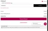 Andaaz Fashion US coupon verification screenshot