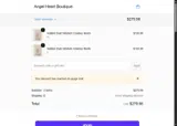 Angel Heart Boutique coupon verification screenshot