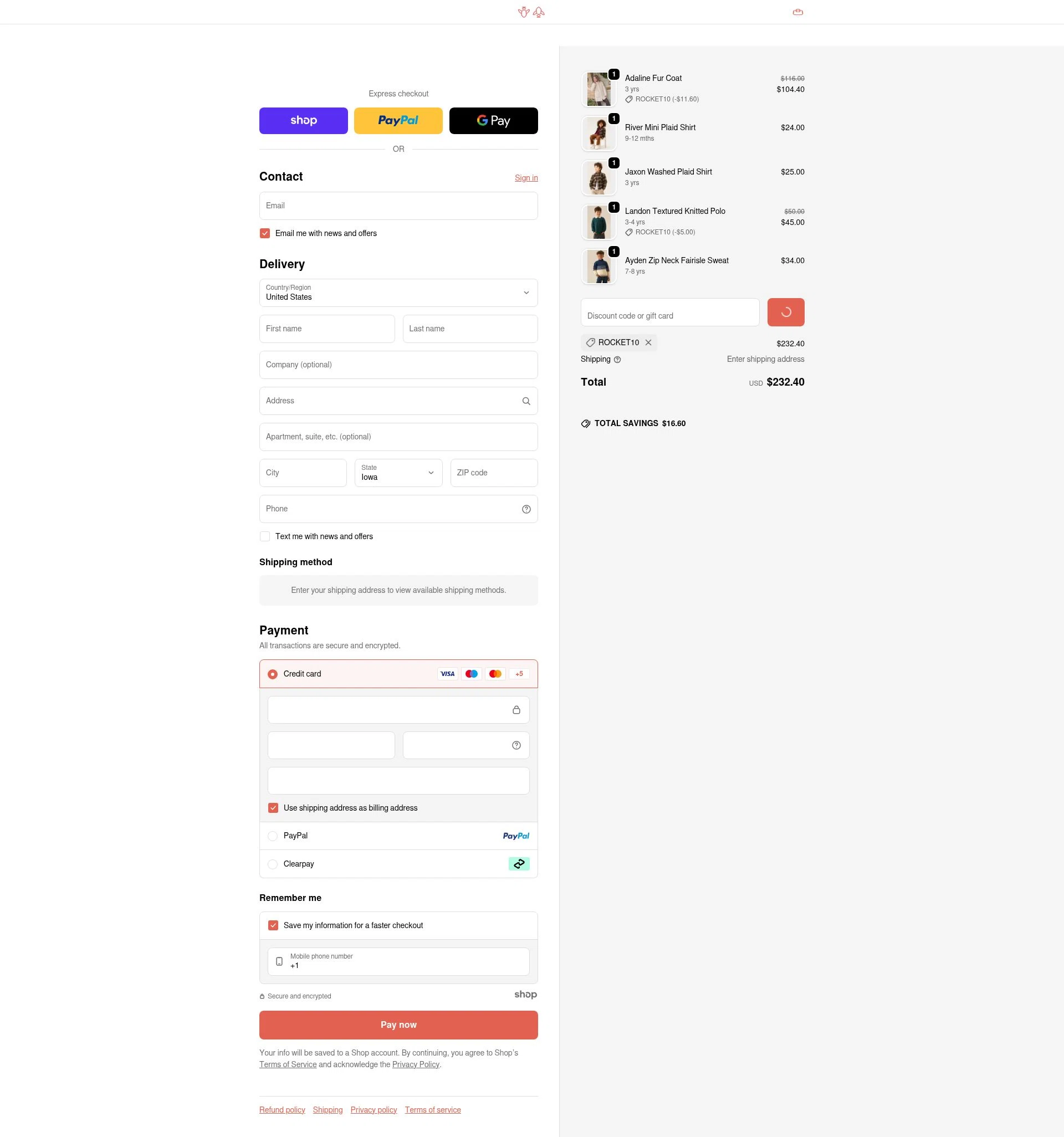 Angel & Rocket checkout page showing Angel & Rocket promo code box | Screenshot taken by SimplyCodes community member on Dec 27, 2025