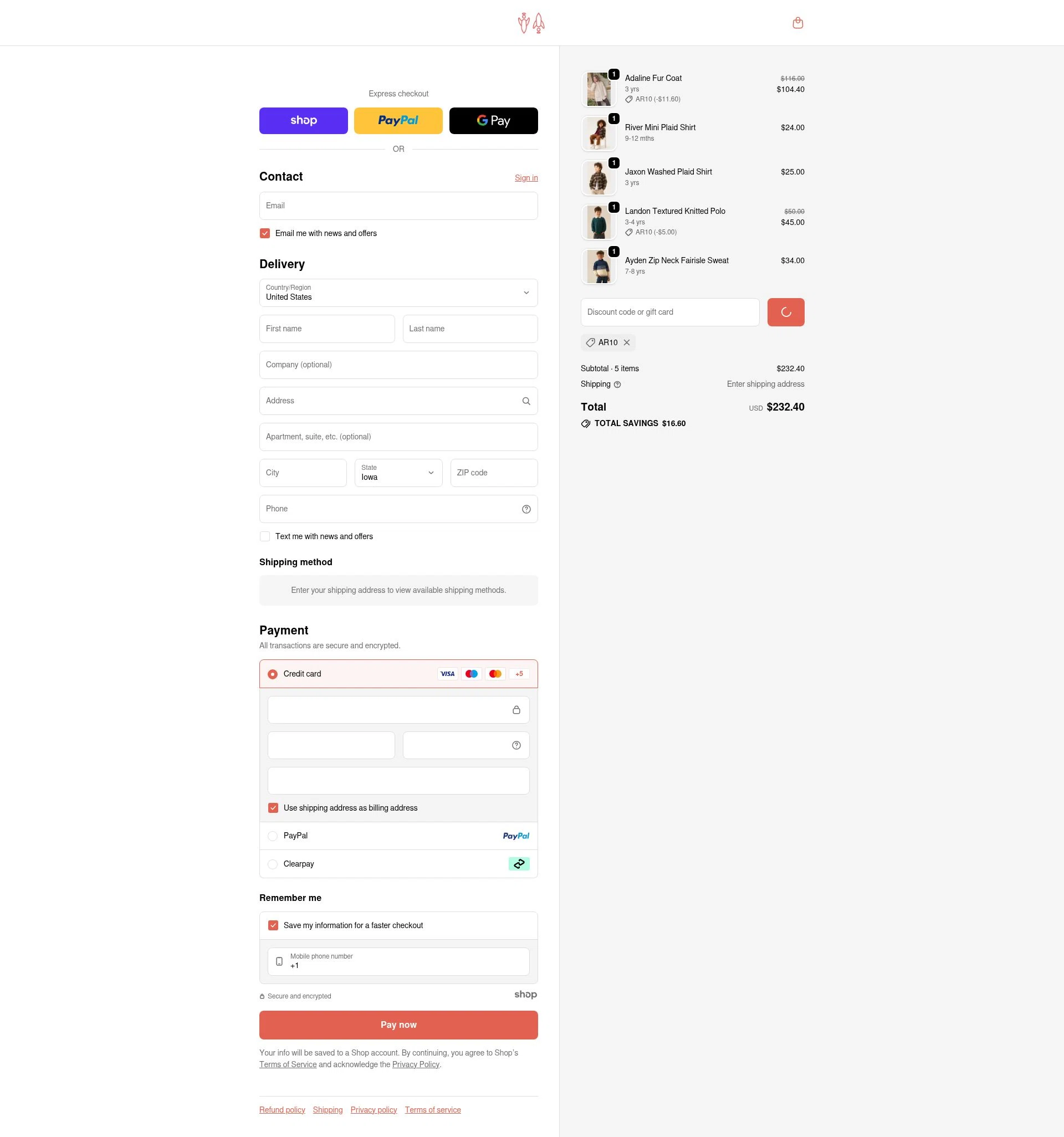 Angel & Rocket checkout page showing Angel & Rocket promo code box | Screenshot taken by SimplyCodes community member on Jan 1, 2026