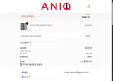 ANIQI coupon verification screenshot