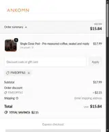 FIVEOFF%1 coupon verification screenshot