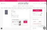 Annie Selke Outlet coupon verification screenshot